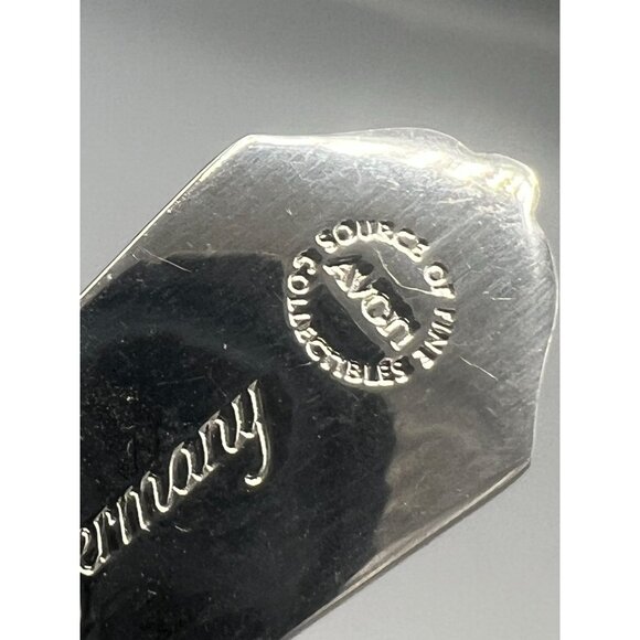 Vtg  Stainless Sugar Spoon Enamel Handle German Woman Buckets Milkmaid - Picture 7 of 8